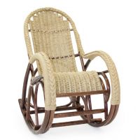 Кресло-качалка плетёное Красавица Люкс