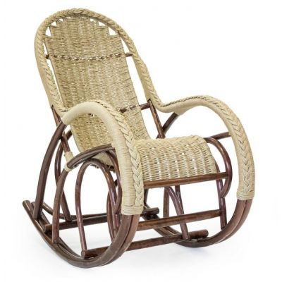 Кресло-качалка плетёное Красавица Люкс