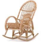 Кресло-качалка плетёное Клуша из лозы