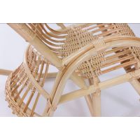 Кресло-качалка плетёное Клуша из лозы