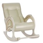 Белоснежное кресло-качалка Модель 44
