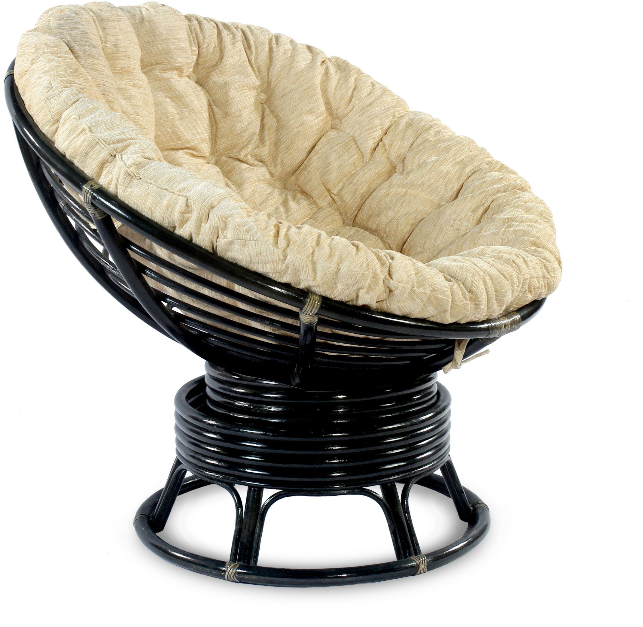 кресло плетеное круглое папасан